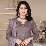 RA Sargam Jacquard Broshia Lawn 3 Pcs Un-Stitched Suit - 1, Women, 3Pcs Shalwar Suit, Rana Arts, Chase Value