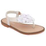Girls Fancy Sandals 279 (31-36) - White, Kids, Girls Sandals, Chase Value, Chase Value