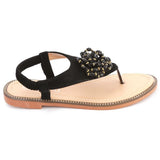 Girls Fancy Sandals 277 (31-36) - Black, Kids, Girls Sandals, Chase Value, Chase Value