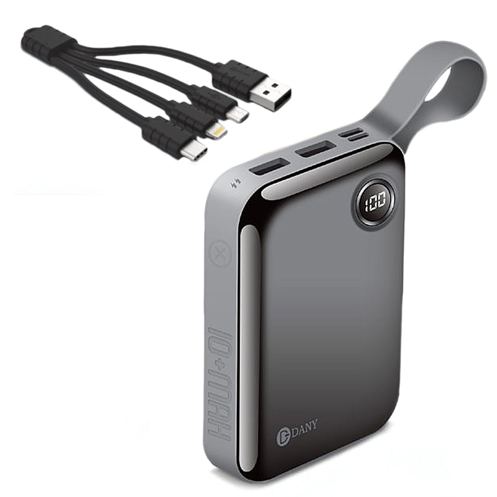 Dany Spiro Power Bank 10000mAh - Black, Home & Lifestyle, Power Bank, Chase Value, Chase Value