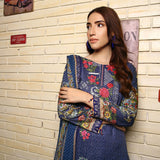 RA LE ROYAL Viscose Jacquard Printed & Embroidered 3 Pcs Un-Stitched Suit - SR-2823, Women, 3Pcs Shalwar Suit, Rana Arts, Chase Value