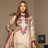 RA LE ROYAL Viscose Jacquard Printed & Embroidered 3 Pcs Un-Stitched Suit - SR-2827, Women, 3Pcs Shalwar Suit, Rana Arts, Chase Value