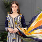 Sahil Special Edition Printed Linen 3 Pcs Un-Stitched Suit - 1, Women, 3Pcs Shalwar Suit, ZS Textiles, Chase Value