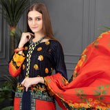 Sahil Special Edition Printed Linen Suit, Women, 3Pcs Shalwar Suit, ZS Textiles, Chase Value