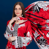 Sahil Printed Linen Un-Stitched 3 Pcs Suit V-2 - 6, Women, 3Pcs Shalwar Suit, Sahil, Chase Value