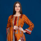 Sahil Printed Linen Un-Stitched 3 Pcs Suit V-2 - 2, Women, 3Pcs Shalwar Suit, Sahil, Chase Value