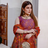 Satrangi Lawn Chicken Kari Digital Printed 3Pcs Unstitched Suit - 6, Women, 3Pcs Shalwar Suit, MI Creation, Chase Value