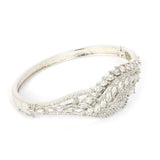 Women's American Diamond Kara Bracelet - Silver, Women, Bangles & Bracelets, Chase Value, Chase Value