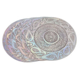 Table Mat Vinyl 6 Pcs Set - I - Silver, Home & Lifestyle, Mats, Chase Value, Chase Value
