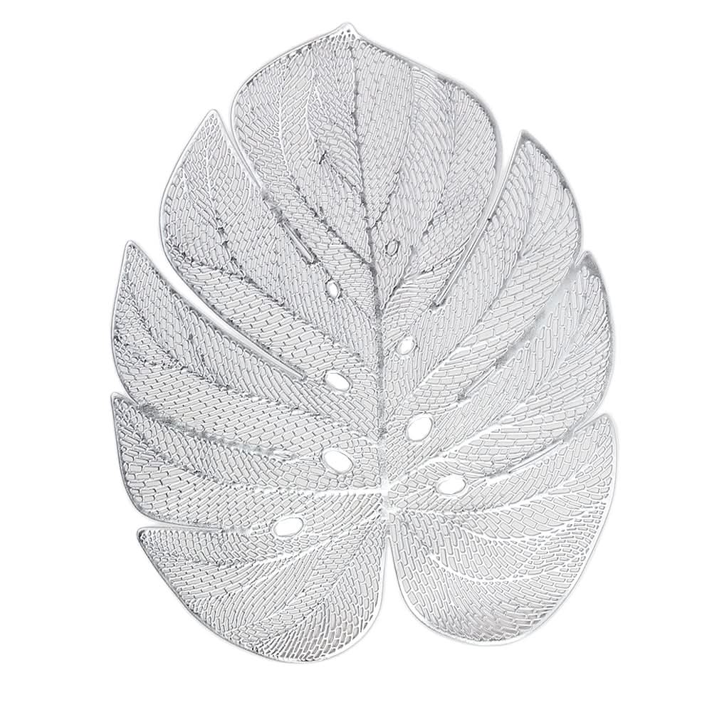 Table Mat Vinyl 6 Pcs Set - J - Silver, Home & Lifestyle, Mats, Chase Value, Chase Value