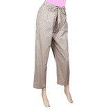 Women's Printed Trouser - Fawn, Women, Pants & Tights, Chase Value, Chase Value