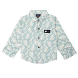 Boys Full Sleeves Casual Shirt - Sky Green, Boys Shirts, Chase Value, Chase Value