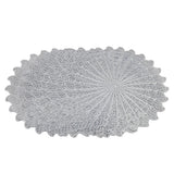 Table Mat Vinyl 6 Pcs Set - D - Silver, Home & Lifestyle, Mats, Chase Value, Chase Value