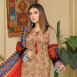 Tehzeeb Digital Printed Cambric 3Pcs Unstitched Suit V1 - 1, Women, 3Pcs Shalwar Suit, Ulfat Textile, Chase Value