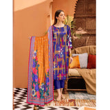 Tehzeeb Digital Printed Cambric 3Pcs Unstitched Suit V1 - 8, Women, 3Pcs Shalwar Suit, Ulfat Textile, Chase Value