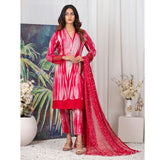 TIE & DYE Printed Cotton 3 Pcs Un-Stitched Suit - 7, Women, 3Pcs Shalwar Suit, ZS Textiles, Chase Value