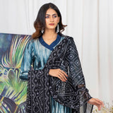 TIE & DYE Printed Cotton 3 Pcs Un-Stitched Suit - 4, Women, 3Pcs Shalwar Suit, ZS Textiles, Chase Value