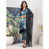 TIE & DYE Printed Cotton 3 Pcs Un-Stitched Suit - 4, Women, 3Pcs Shalwar Suit, ZS Textiles, Chase Value