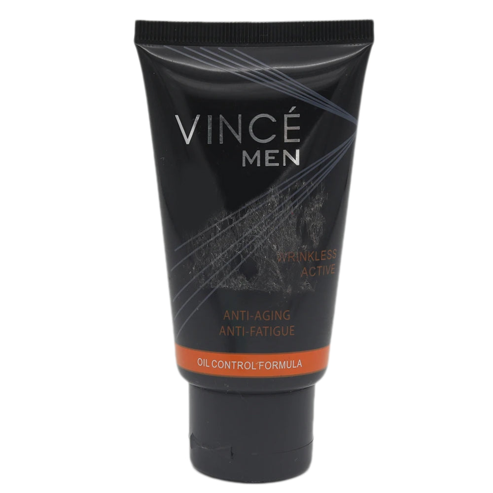 Vince Men Wrinkless Active Cream Oil Control Formula 50ml, Beauty & Personal Care, Creams And Lotions, Vince, Chase Value
