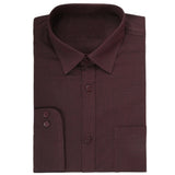 Men's Formal Plain Shirt - Dark Purple, Men, Shirts, Chase Value, Chase Value