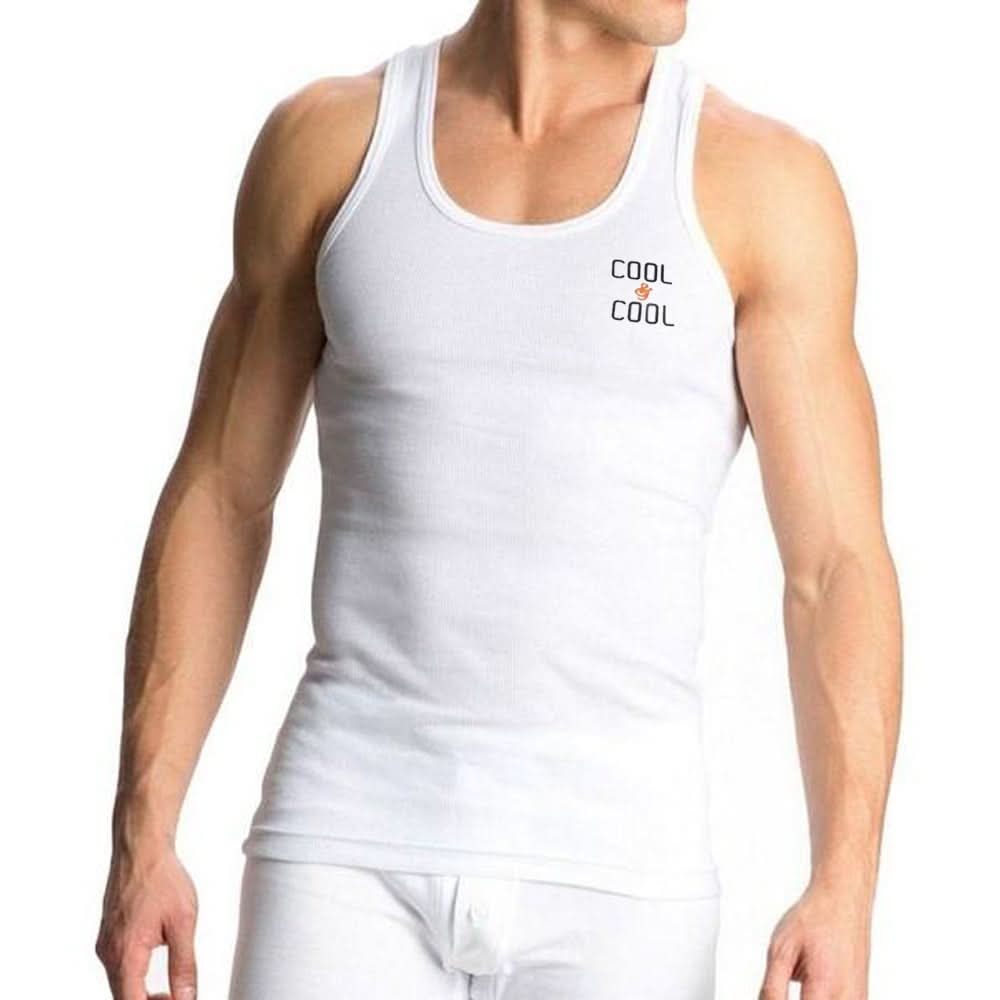 Men's Mayer Vest Sando - White, Men, Vest, Chase Value, Chase Value