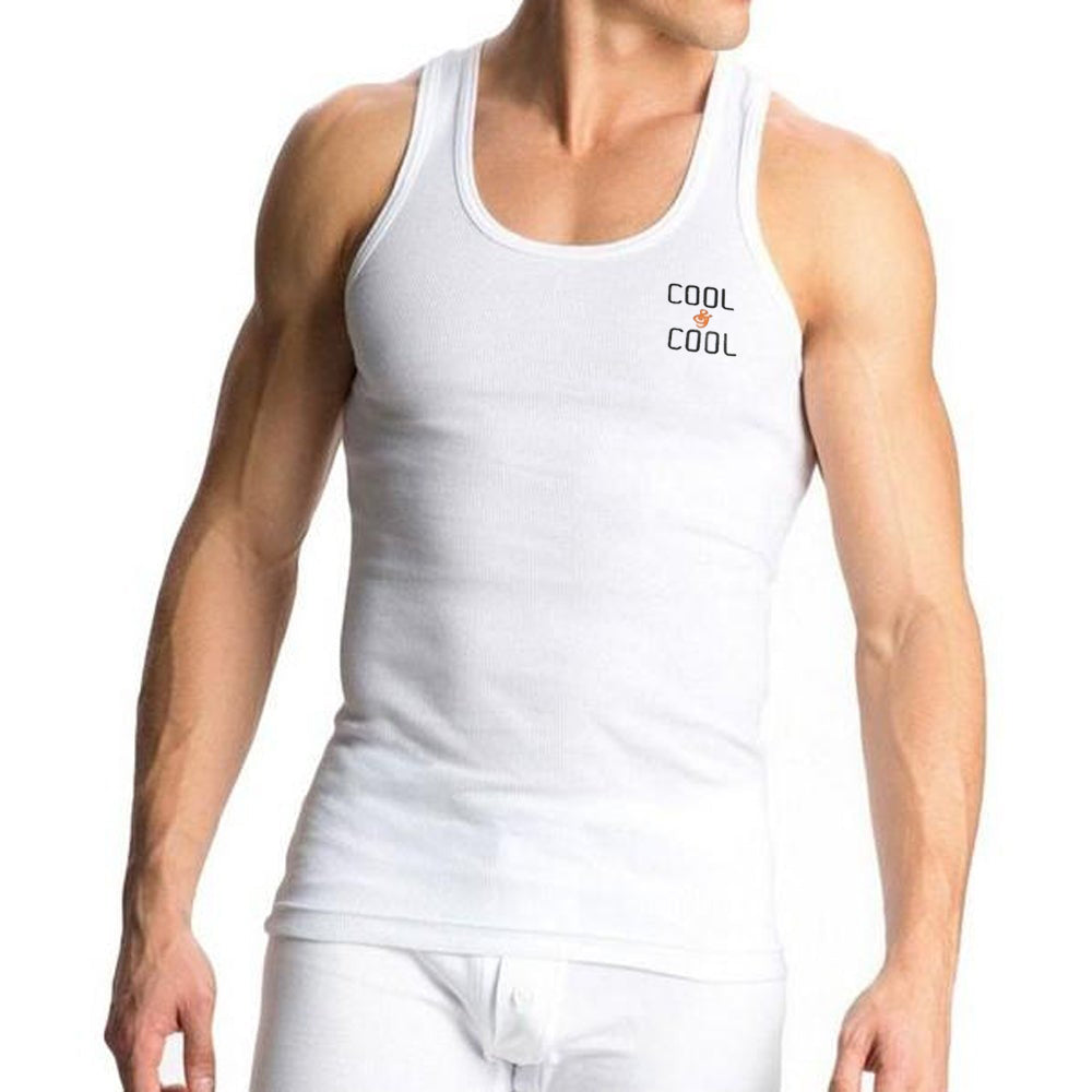 Men's Mayer Vest Sando - White, Men, Vest, Chase Value, Chase Value