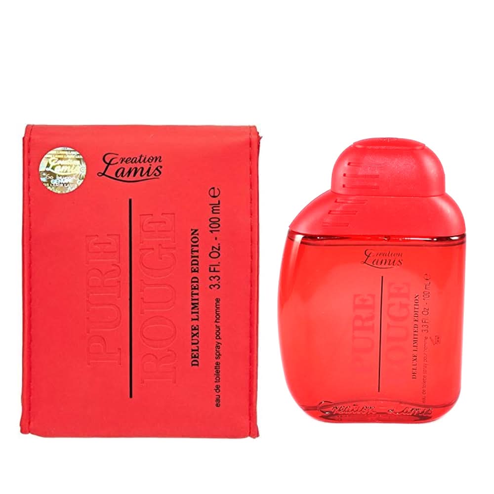 Lamis Pure Rouge Eau De Toilette Spray 100ml, Beauty & Personal Care, Men's Perfumes, Chase Value, Chase Value