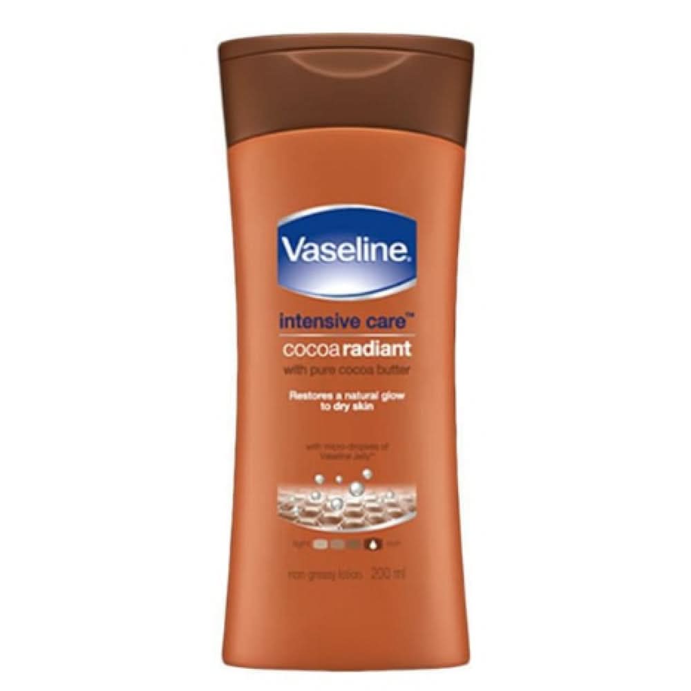 Vaseline Intensive Care Cocoa Radiant Lotion 200ml, Beauty & Personal Care, Creams And Lotions, Vaseline, Chase Value