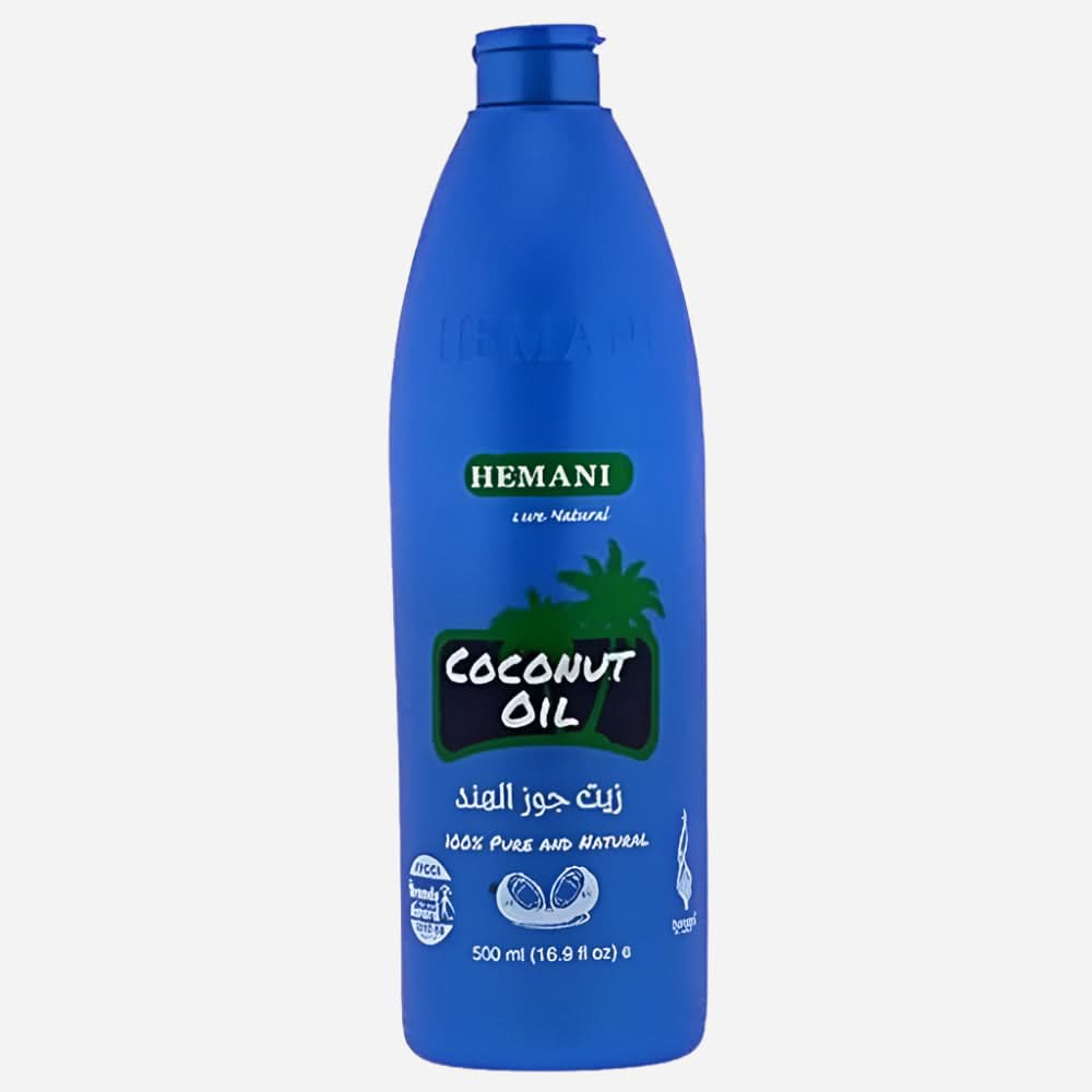 Hemani Pure Coconut Hair Oil (Blue) 500 ML, Beauty & Personal Care, Hair Oils, WB By Hemani, Chase Value