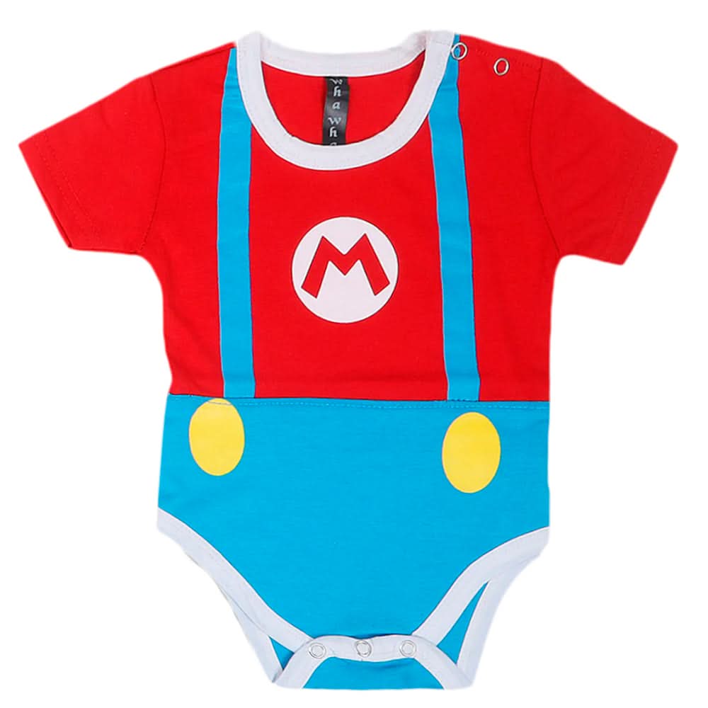 Newborn Boys Character Romper - Red, Newborn Boys Rompers, Chase Value, Chase Value