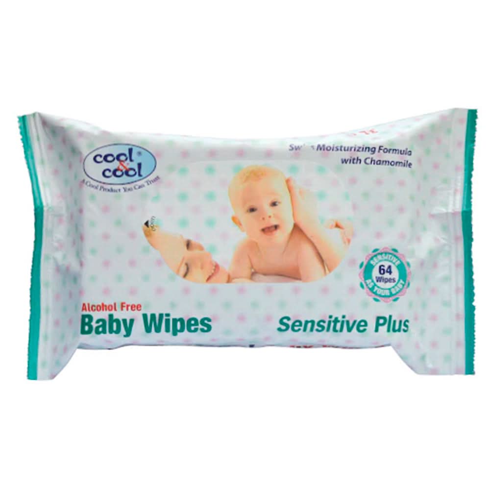 Cool & Cool Baby Wipes 64's B5156, Diapers & Wipes, Clean & Clear, Chase Value