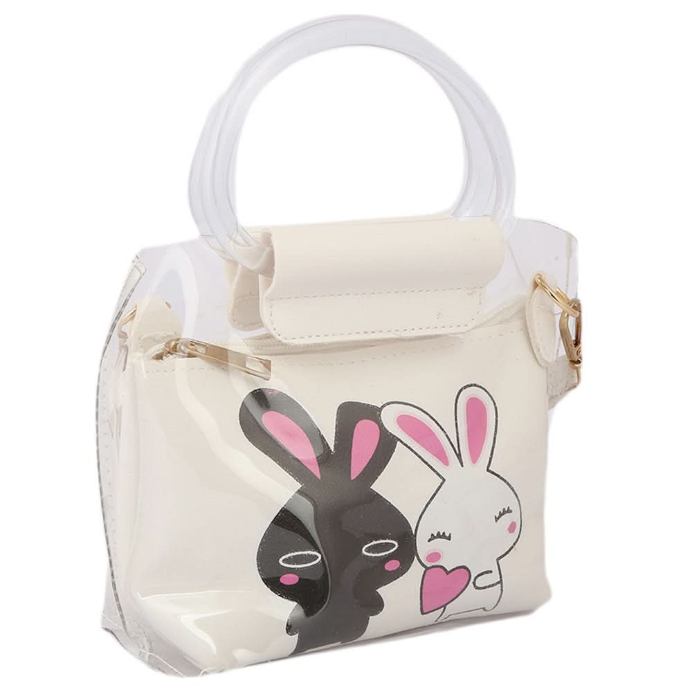 Girls Shoulder Bag 003 - White, Kids, Kids Bags, Chase Value, Chase Value