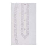 Men's Mashriq Embroidered Un-Stitched Suit - White, Men, Unstitched Fabric, Chase Value, Chase Value