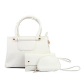 Women's Handbag 3 Piece - White, Women, Bags, Chase Value, Chase Value