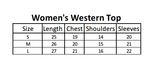 Women's Western Top - Black, Women, T-Shirts And Tops, Chase Value, Chase Value
