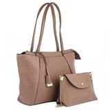 Women's Handbag 2 Pcs (Y-0136) - Brown, Women, Bags, Chase Value, Chase Value