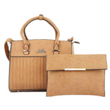 Women's Handbag 2 Pcs (Y-0141) - Brown, Women, Bags, Chase Value, Chase Value