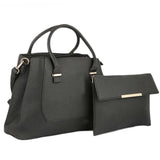 Women's Handbag 2 Pcs (0156) - Black, Women, Bags, Chase Value, Chase Value