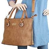 Women's Handbag 2 Pcs (Y-0166-1) - Brown, Women, Bags, Chase Value, Chase Value