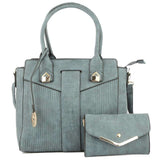 Women's Handbag 2 Pcs (Y-0169) - Blue, Women, Bags, Chase Value, Chase Value