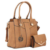 Women's Handbag 2 Pcs (Y-0169) - Brown, Women, Bags, Chase Value, Chase Value