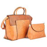 Women's Handbag 2 Pcs (Y-0172) - Orange, Women, Bags, Chase Value, Chase Value