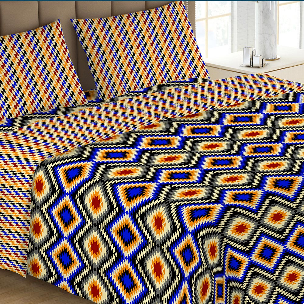 Printed Double Bed Sheet - YD-1, Double Size Bed Sheet, Chase Value, Chase Value