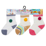 Newborn Socks Pack Of 3 - Y, Newborn Caps, Shoes & Socks, Chase Value, Chase Value