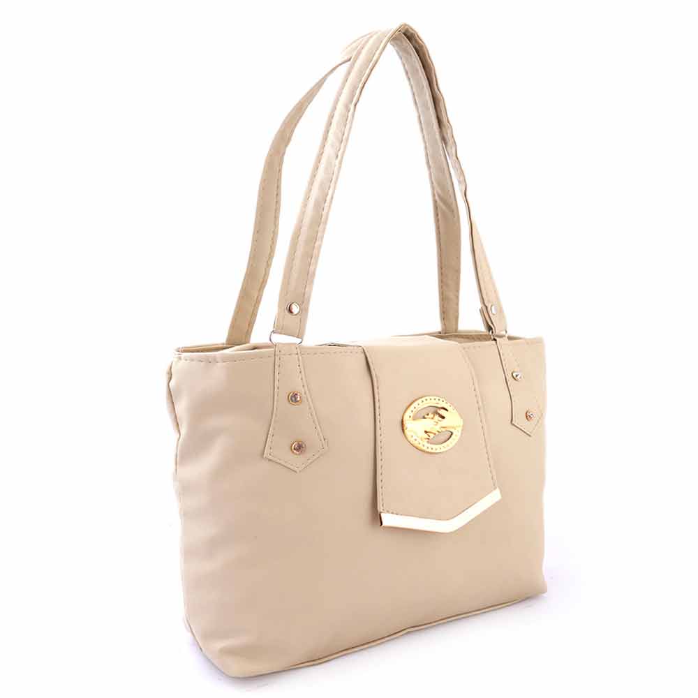 Women's Handbag (ZH-44) - Cream, Women, Bags, Chase Value, Chase Value