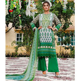 Zobia Noor Embroidered Lawn 3 Piece Un-Stitched Suit - ZN-01B, Women, 3Pcs Shalwar Suit, Salam's Textiles, Chase Value