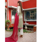 Zobia Noor Embroidered Lawn 3 Piece Un-Stitched Suit - ZN-03B, Women, 3Pcs Shalwar Suit, Salam's Textiles, Chase Value