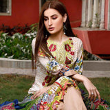 Zobia Noor Embroidered Lawn 3 Piece Un-Stitched Suit - ZN-05A, Women, 3Pcs Shalwar Suit, Salam's Textiles, Chase Value