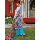 Zobia Noor Embroidered Lawn 3 Piece Un-Stitched Suit - ZN-05B, Women, 3Pcs Shalwar Suit, Salam's Textiles, Chase Value