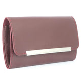 Women's Leather Wallet (ZZ-8) - Maroon, Women, Wallets, Chase Value, Chase Value